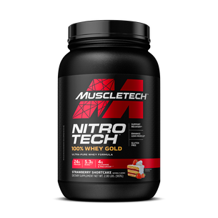 Nitro-Tech™ 100% Whey Gold - Strawberry Shortcake (28 Servings)