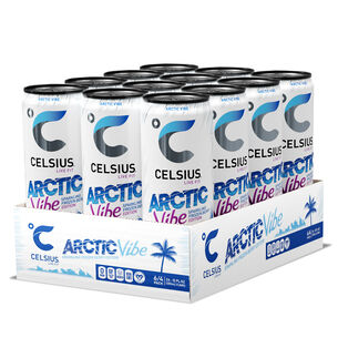 Sparkling Energy Drink - Arctic Vibe - 12oz. (12 Cans)
