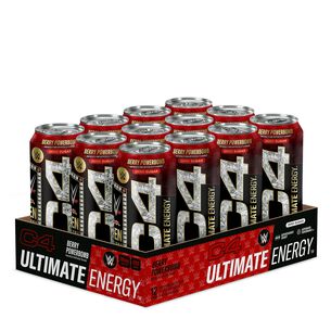 C4 Ultimate Energy™ Drink - Berry Powerbomb - 16oz. (12 Cans)