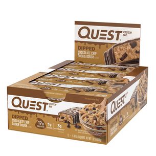 Dipped Protein Bar - Chocolate Chip Cookie Dough (12 Bars)