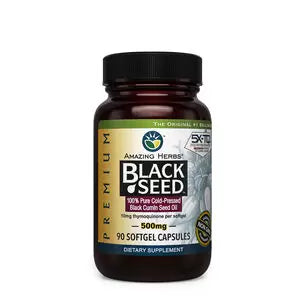 Black Seed™ 100% Pure Cold-Pressed Black Cumin Seed Oil - 90 Capsules (45 Servings)