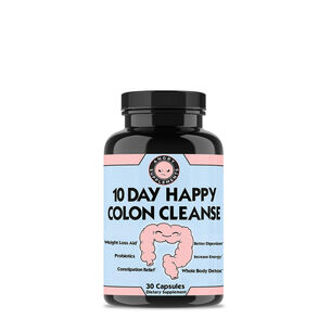 10 Day Happy Colon Cleanse - 30 Capsules (10 Servings)