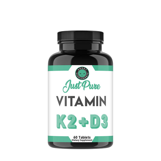 Just Pure Vitamin K2 + D3 - 60 Tablets (30 Servings)