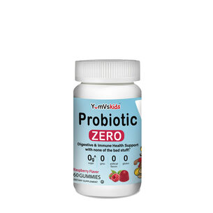 Kids Probiotic Zero Gummies - Raspberry - 60 Gummies (60 Servings)