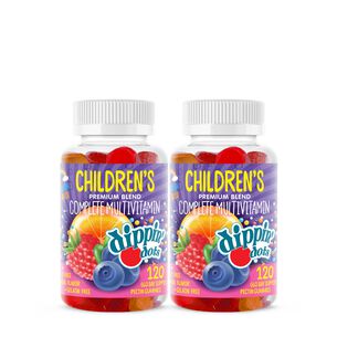 Children's Multivitamin Gummies - Dippin' Dots® Rainbow -Twin Pack (60 Servings Each)