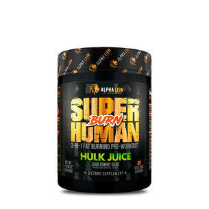 Superhuman Burn 2-in-1 Fat Burning Pre-Workout - Sour Gummy Bear (21