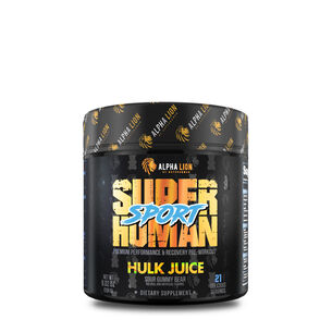 Superhuman Sport Performance & Recovery Pre- Workout - Sour Gummy Bear (21 Servings)