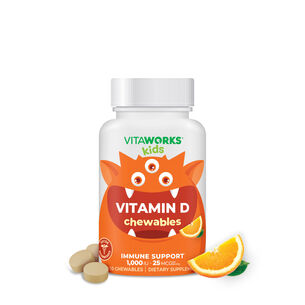 Kids Vitamin D3 25mcg - 120 Chewables (120 Servings)