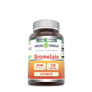 Bromelain 500mg - 120 Tablets (120 Servings)