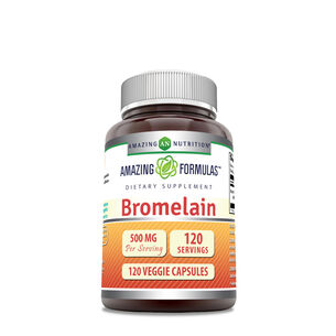 Bromelain 500mg - 120 Veggie Capsules (120 Servings)