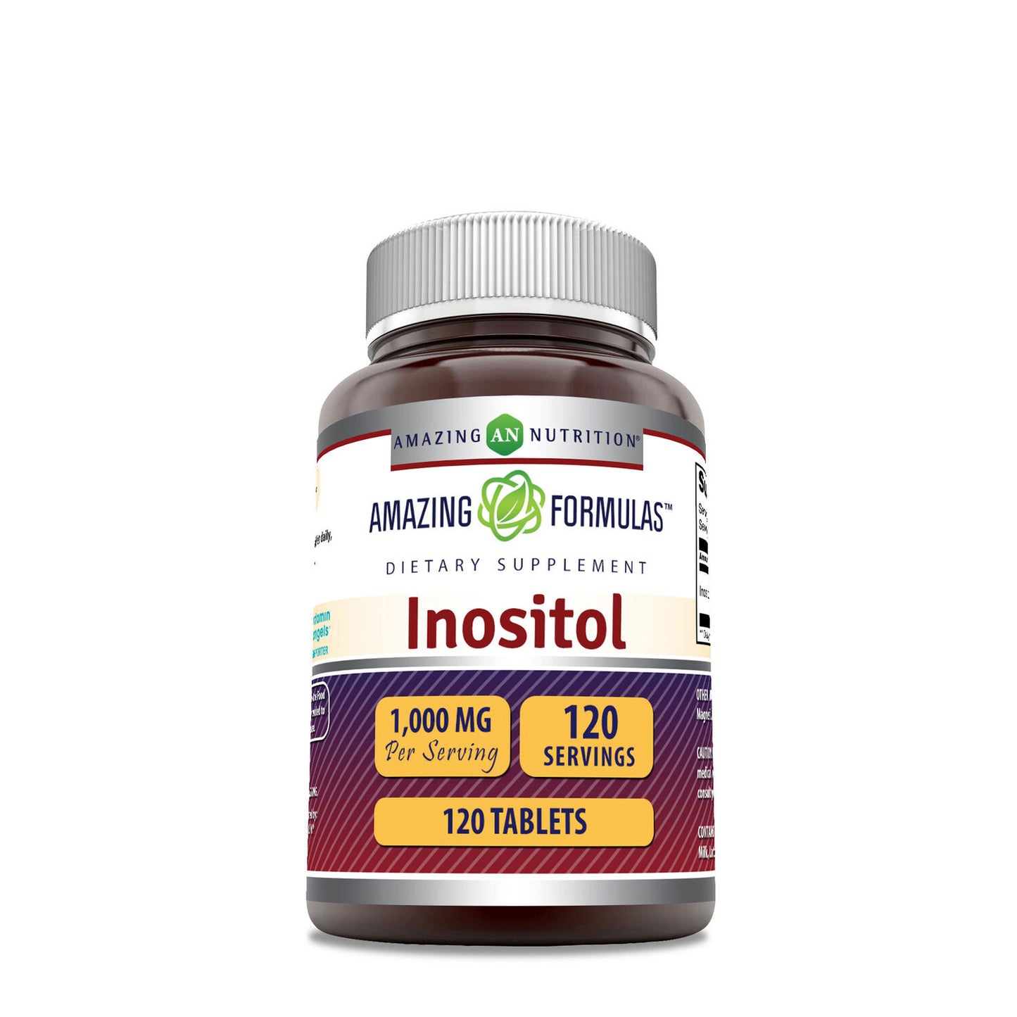 Inositol 1000mg - 120 Tablets (120 Servings)