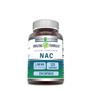 NAC 1200mg - 250 Capsules (125 Servings)