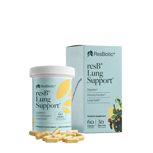 resB Lung Support 30 Billion CFU - 60 Capsules (60 Servings)