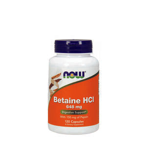 Betaine HCI 648 mg - 120 Capsules (120 Servings)