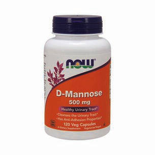 D-Mannose - 500mg - 120 Capsules (40 Servings)