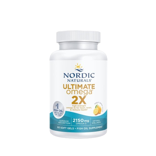 Ultimate Omega® 2X, Lemon - 60 Softgels (30 Servings)