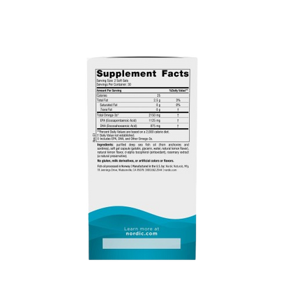Ultimate Omega® 2X, Lemon - 60 Softgels (30 Servings)