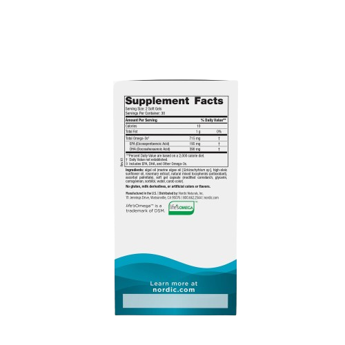 Algae Omega - 60 Softgels (30 Servings)